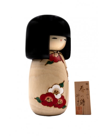Kokeshi Giapponese, bambola decorativa - Spring Song | Japan Primavera
