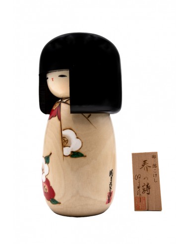 Kokeshi Giapponese, bambola decorativa - Spring Song | Japan Primavera