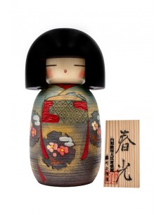 Kokeshi Giapponese, bambola decorativa - Luce di Primavera (Shunkou) | Japan Primavera