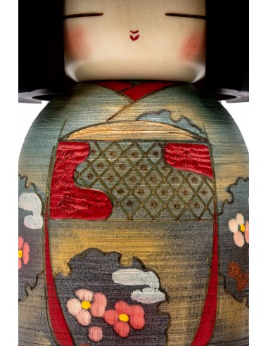 Kokeshi Giapponese, bambola decorativa - Luce di Primavera (Shunkou) | Japan Primavera