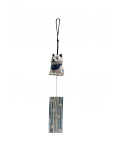 Japanese Furin wind Chime - Dog | Japan Primavera