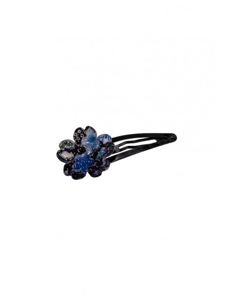 Hair clip in plastic and silk | Japan Primavera