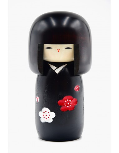 Kokeshi Giapponese, bambola decorativa - Fiore Felice | Japan Primavera