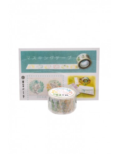 Nastro Adesivo Giapponese in Carta Washi Decorativo - Coniglio Bianco | Japan Primavera