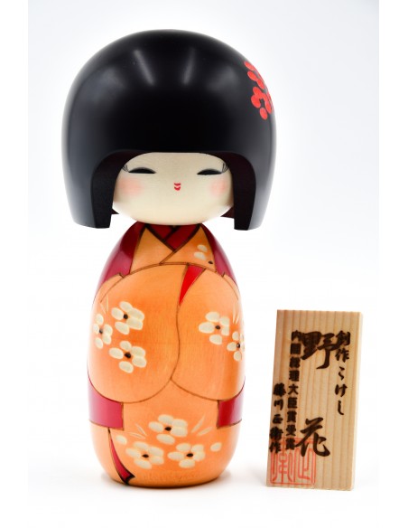 Kokeshi puppe - Wildblumen (Nobana) | Japan Primavera