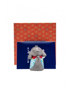 Portafortuna giapponese - Kawara Monaco Jizo Felice | Japan Primavera