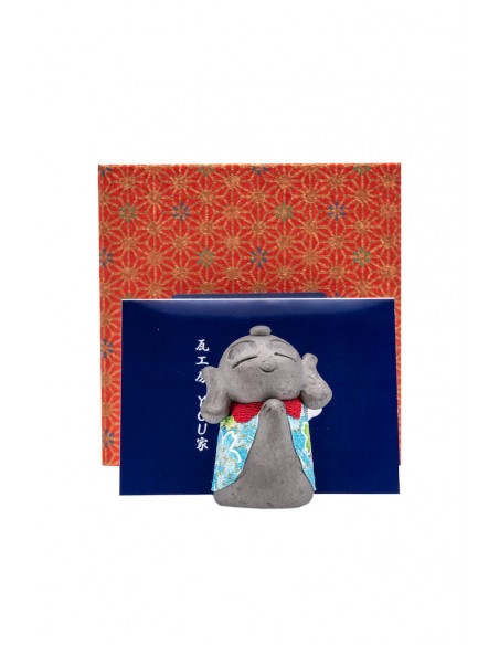 Japanischer Glücksbringer - Kawara Japanisch Glücklicher Mönch Jizo | Japan Primavera