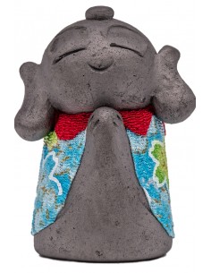 Portafortuna giapponese - Kawara Monaco Jizo Felice | Japan Primavera 2