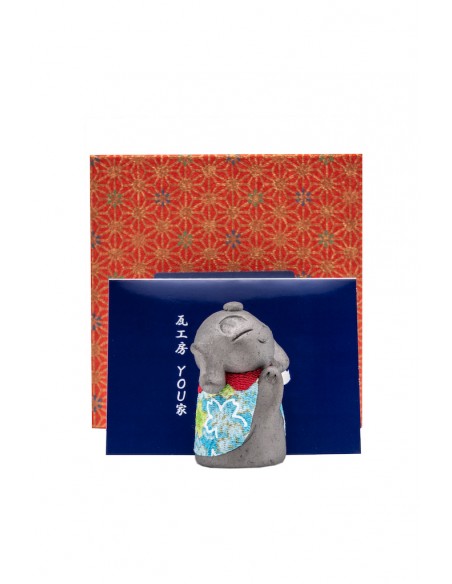 Japanischer Glücksbringer - Kawara Japanisch Glücklicher Mönch Jizo | Japan Primavera