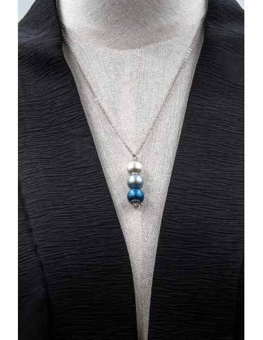 Japanese Handcrafted Indigo Pendant Necklace | Japan Primavera