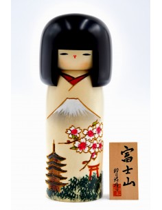 Kokeshi Giapponese, bambola decorativa - FujiSan | Japan Primavera