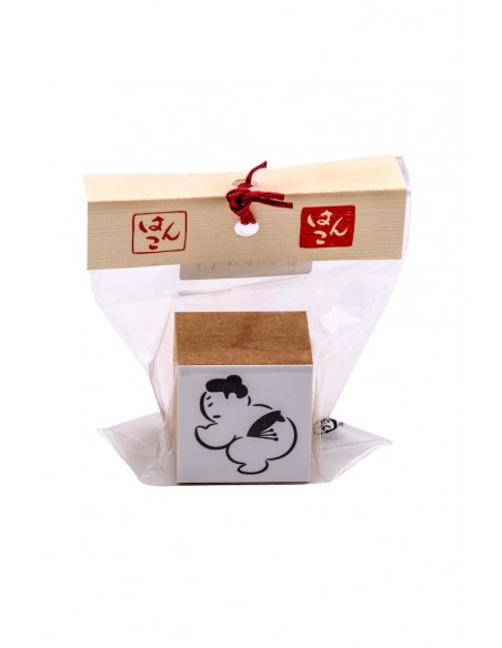 Decorative Japanese stamp - Sumo wrestler | Japan Primavera