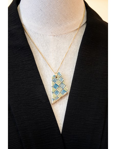 Collana Artigianale Giapponese con Pendente Artigianale in ceramica | Japan Primavera