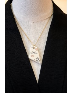 Collana Artigianale Giapponese con Pendente Artigianale in ceramica | Japan Primavera 2