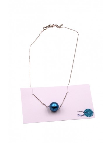 Collana Artigianale Giapponese con Pendente Artigianale Indaco | Japan Primavera