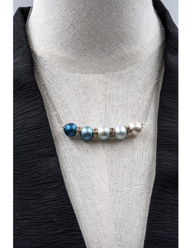Japanese Handcrafted Indigo Pendant Necklace | Japan Primavera