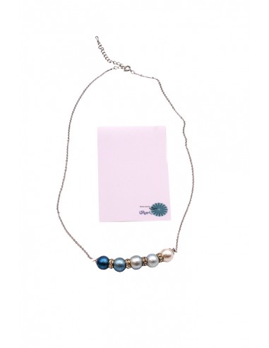 Japanese Handcrafted Indigo Pendant Necklace | Japan Primavera