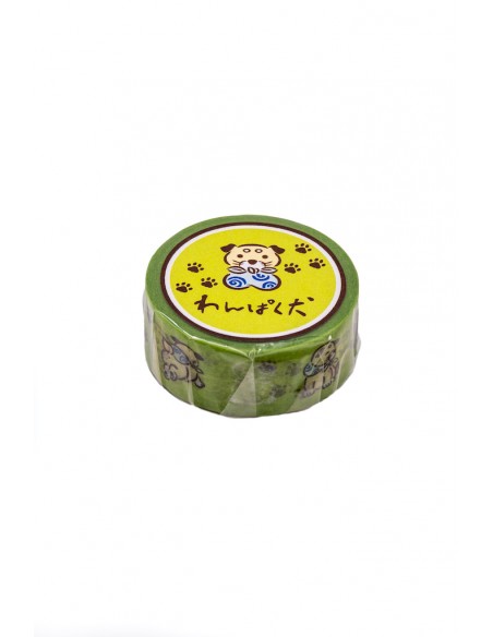 Japanisches Washi-Papier Dekoratives Klebeband - Hund | Japan Primavera