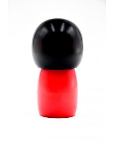 Japanese Kokeshi, decorative doll - Red Innocence (Osanago) | Japan Primavera