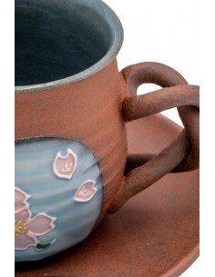 Tazza da tè o caffè giapponese con piattino | Japan Primavera 2