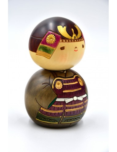 Kokeshi Giapponese, bambola decorativa - Kabuto-Kun | Japan Primavera