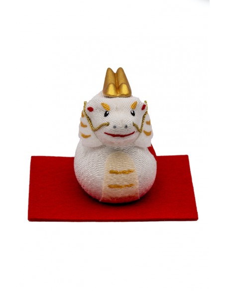 White Dragon with Plum Blossom, Japanese good luck charm | Japan Primavera