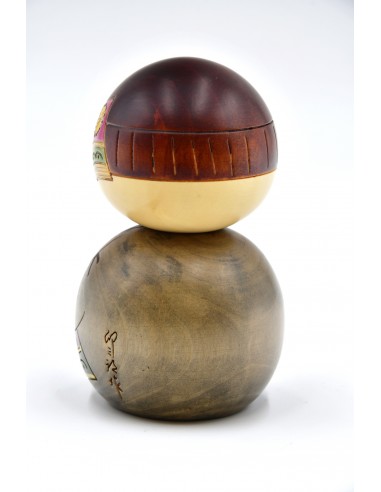 Kokeshi Giapponese, bambola decorativa - Kabuto-Kun | Japan Primavera